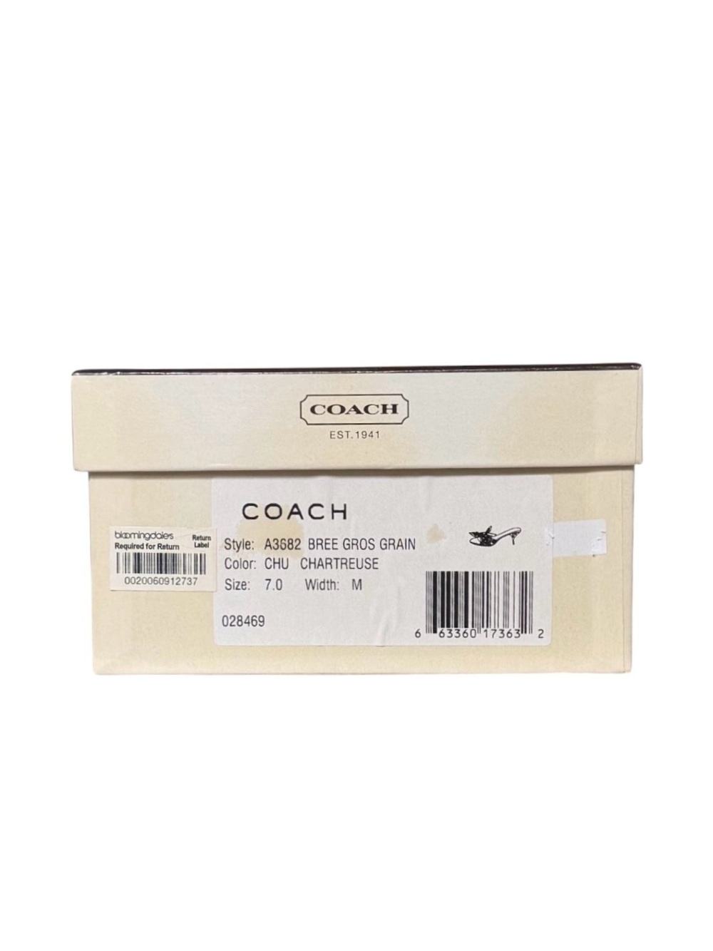 Coach Green Grosgrain Bow Kitten Heel Bree Mule Sandals Size 7 - Picture 9 of 9
